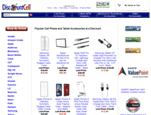 Tablet Screenshot of discountcell.com